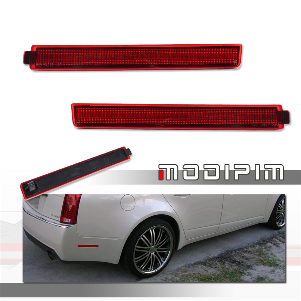 Signal Flare Kit - Füme/kırmızı Lens arka tampon Side Marker